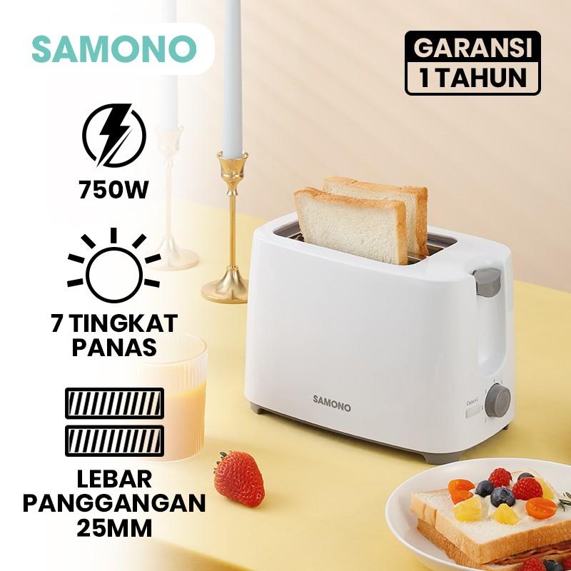 Pemanggang Roti Tawar Samono SW-TW750 | Toaster Minimalis Samono