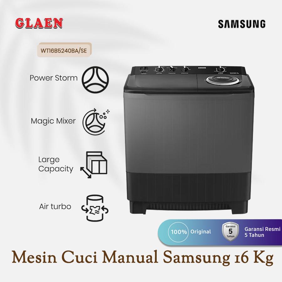 Mesin Cuci Manual Samsung 16Kg WT16B5240BA/SE
